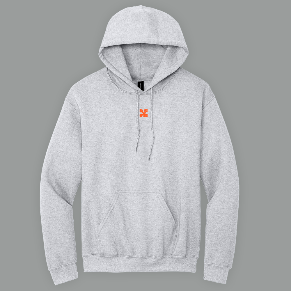 Logo Hoodie - Chalk / Sunburst Orange
