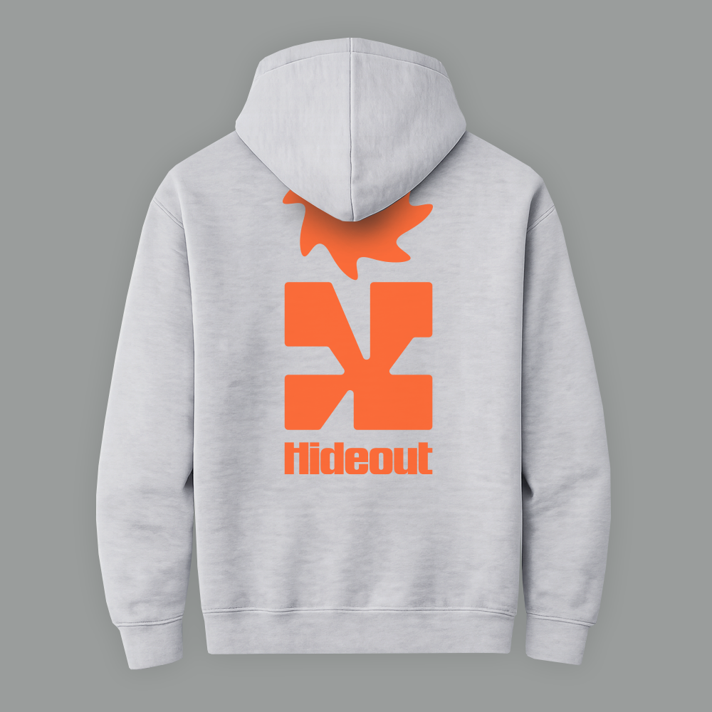 Logo Hoodie - Chalk / Sunburst Orange