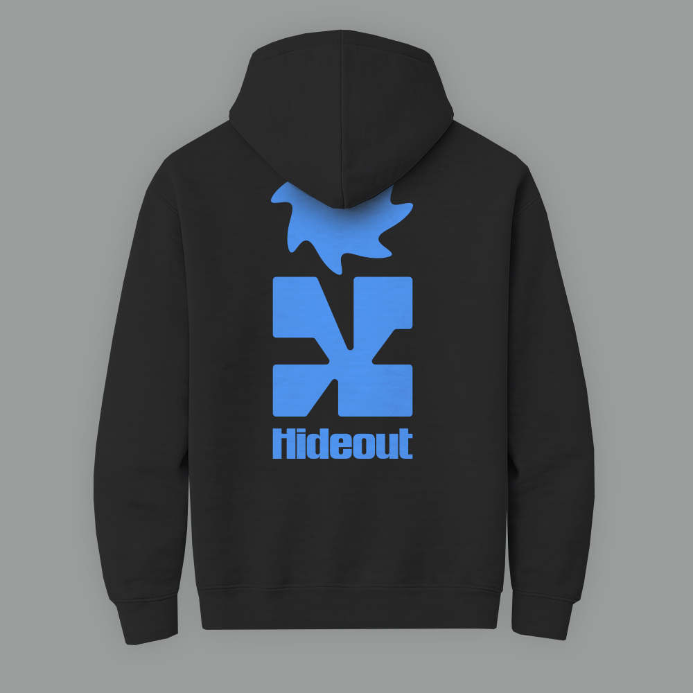 Logo Hoodie - Black / Splash Blue