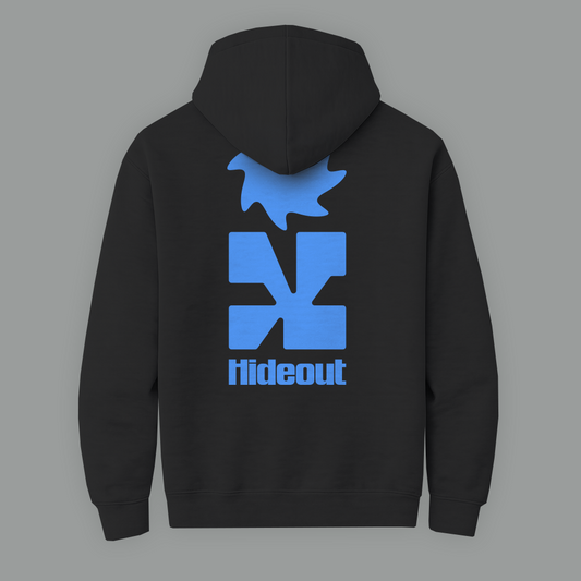 Logo Hoodie - Black / Splash Blue