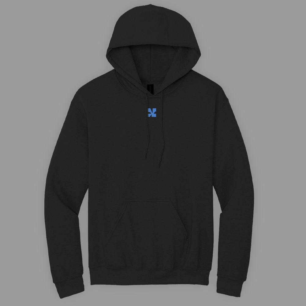 Logo Hoodie - Black / Splash Blue