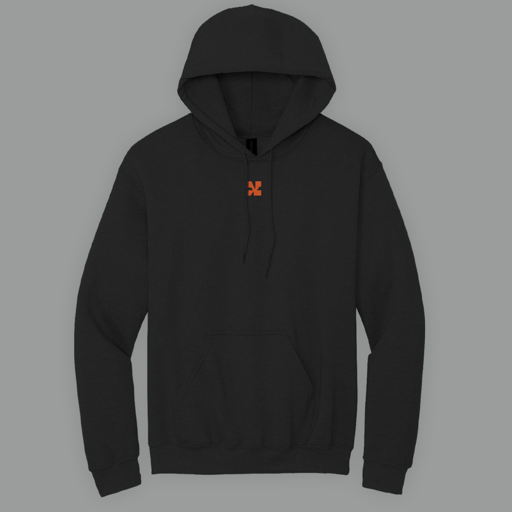 2026 Lineup Hoodie - Black / Sunburst Orange