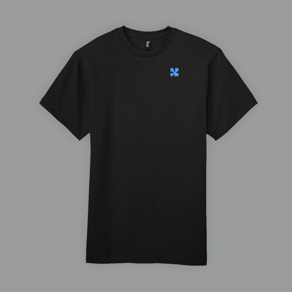 2026 Lineup T-Shirt - Black / Splash Blue