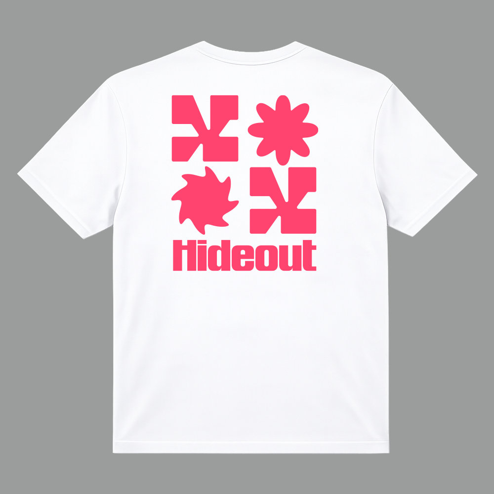 Logo T-Shirt - Pure White / Electric Red