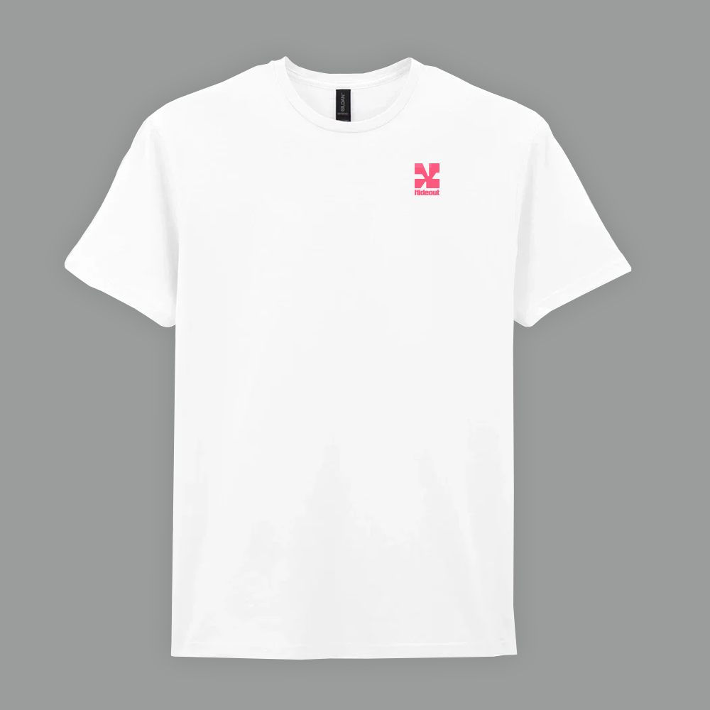 Logo T-Shirt - Pure White / Electric Red