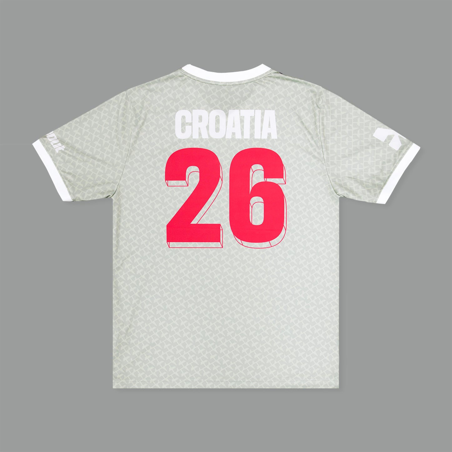 2026 Football Shirt - Chalk / Electric Red