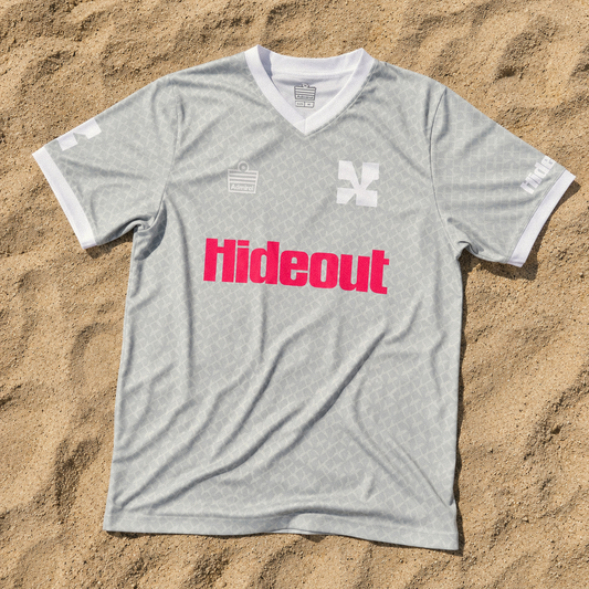 2026 Football Shirt - Chalk / Electric Red